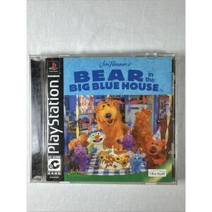 Jim Henson's Bear in the Big Blue House (Sony PlayStation 1, 2002) CIB Tested